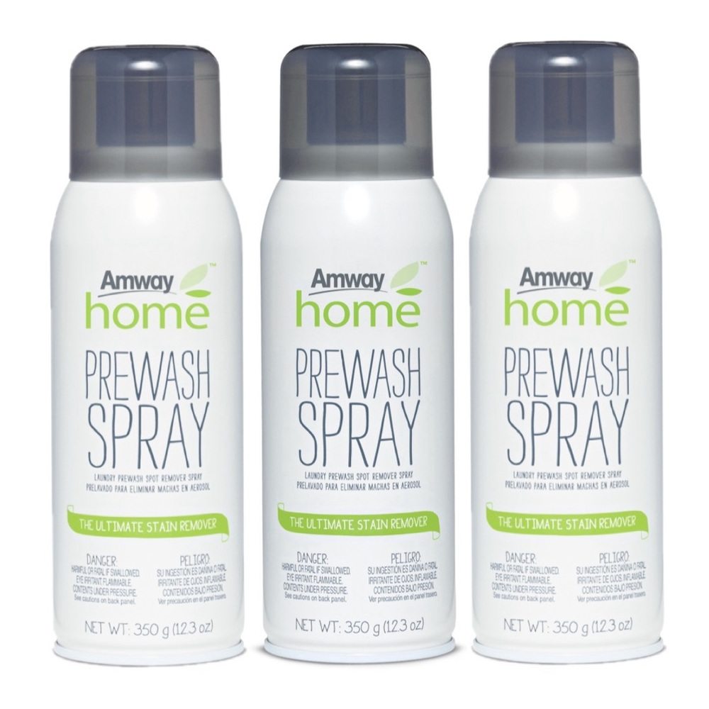 NWT Amway Prewash Spray Lot of 3 12.3 oz Cans